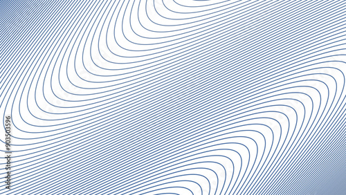 Blue stripes line wave abstract background for backdrop or presentation