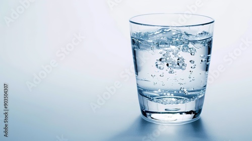 Wallpaper Mural Glass of Water on a White Background Torontodigital.ca