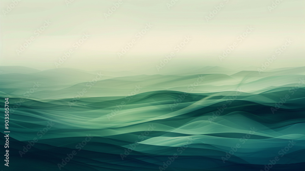 Abstract green gradient with wavy pattern Abstract green gradient with wavy pattern