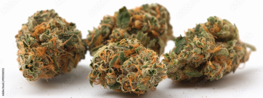 A tight shot of weeds against a white backdrop, adorned with orange and green specks A tight shot of weeds against a white backdrop, adorned with orange and green specks