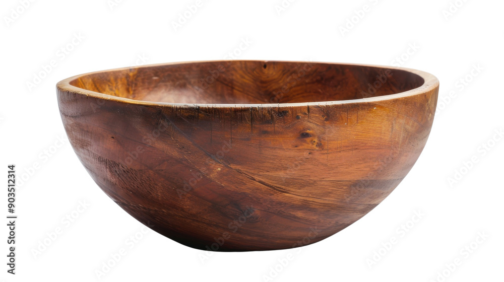 Wood bowl on transparent background Wood bowl on transparent background