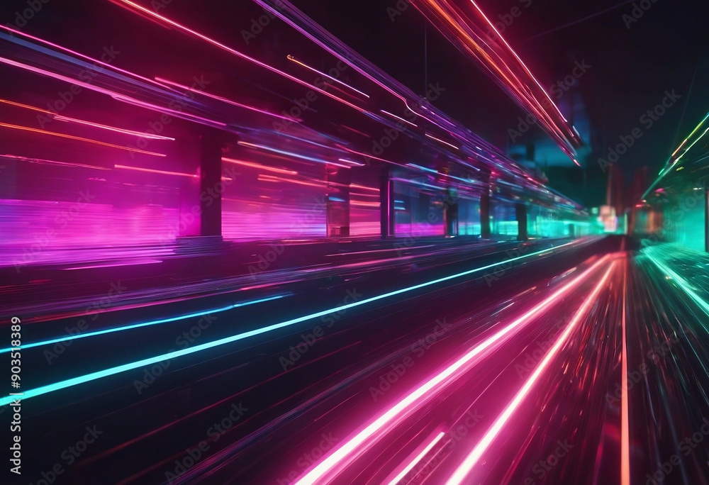 The 3D abstract neon wave is a captivating digital art piece featuring undulating waves of vibrant neon light in electric blues, pinks, purples, The 3D abstract neon wave is a captivating digital art piece featuring undulating waves of vibrant neon light in electric blues, pinks, purples,