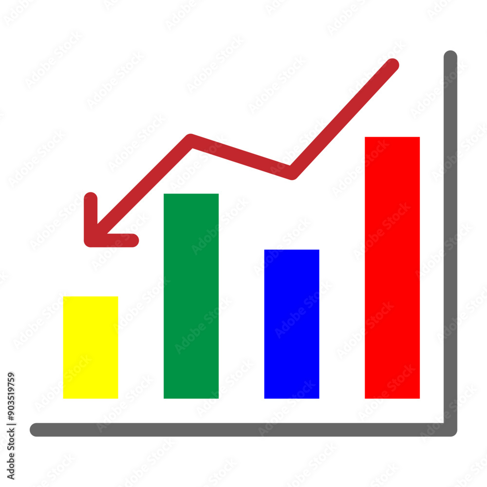 loss Vector Flat Icon Design loss Vector Flat Icon Design