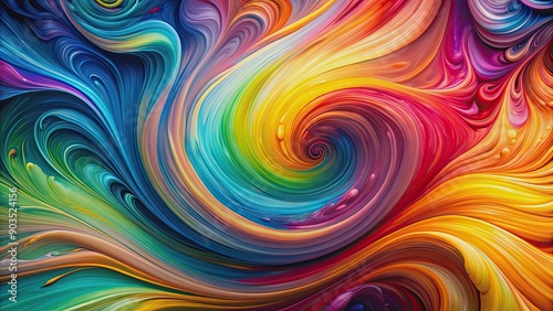 Abstract paint swirl background with vibrant colors and fluid movement, artistic, texture, colorful, abstract, design, vibrant