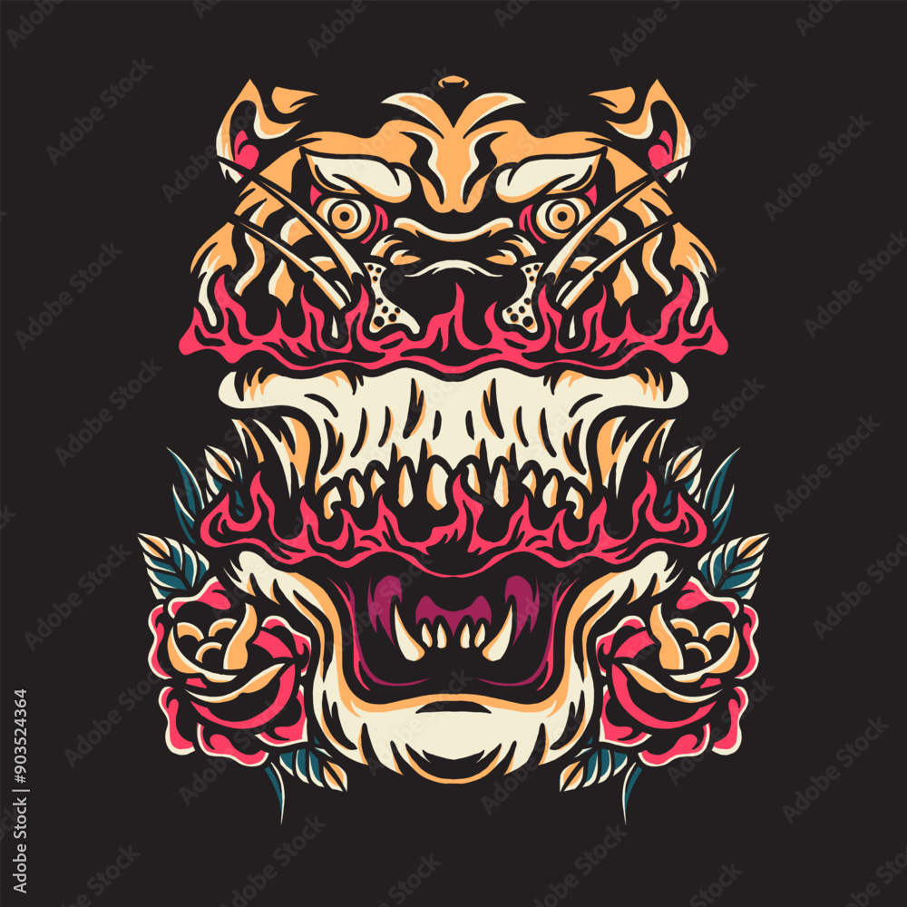 a tiger that shows no fear
