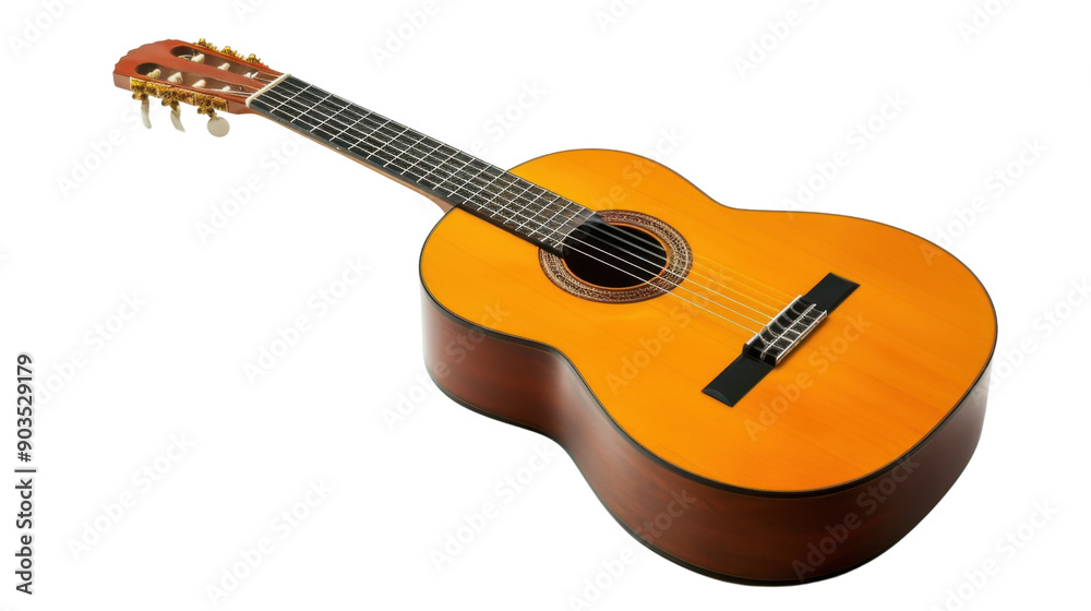Obraz premium Guitar on transparent background 
