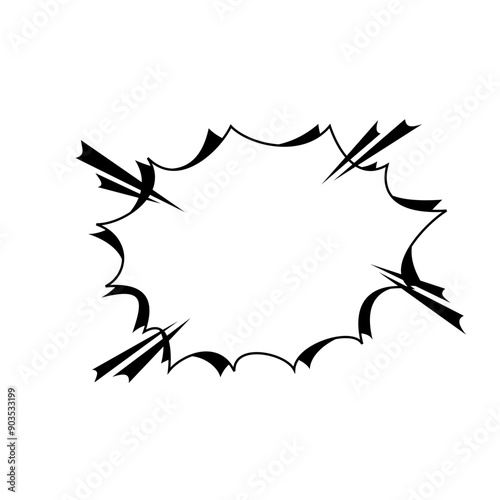 Speech text Used to insert bubble text. icon vector.