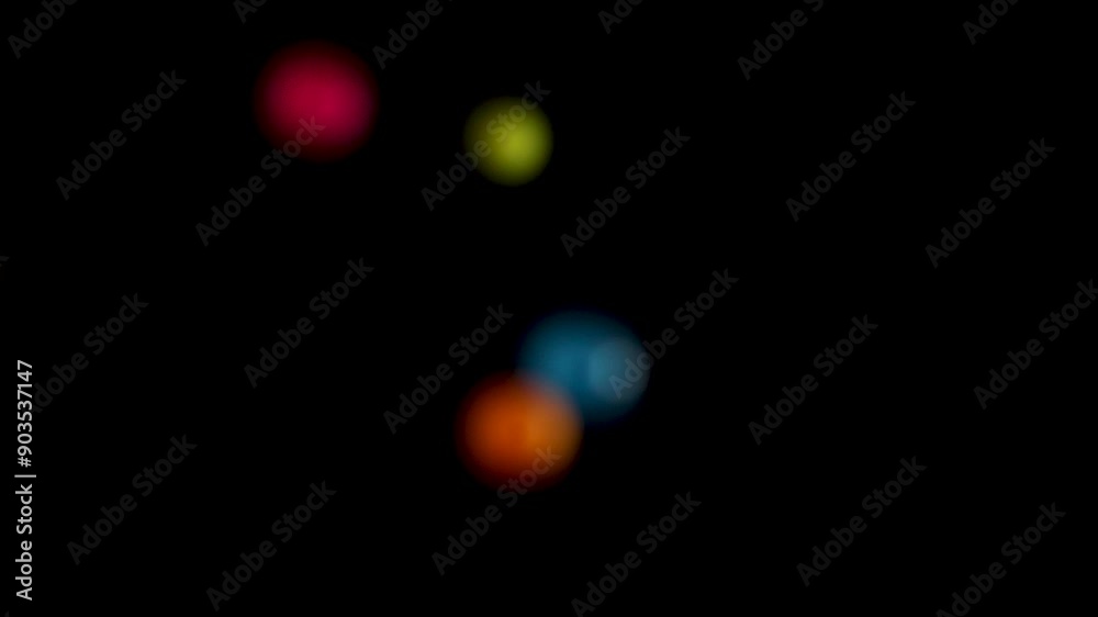 Colorful Bouncing Balls in Motion Colorful Bouncing Balls in Motion