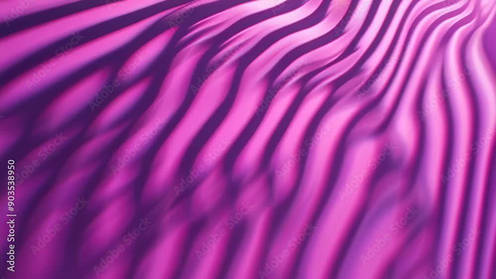 The scene depicts an abstract pattern of flowing purple waves and lines. The curves create a dynamic, fluid effect with smooth transitions between shades of pink and violet, giving a sense of The scene depicts an abstract pattern of flowing purple waves and lines. The curves create a dynamic, fluid effect with smooth transitions between shades of pink and violet, giving a sense of