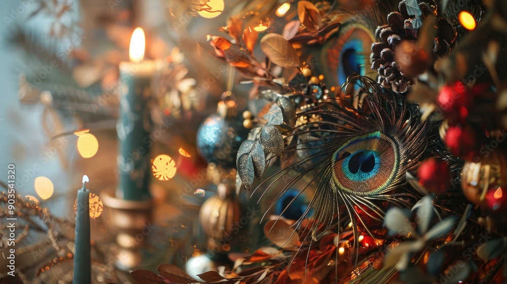 Fototapeta premium Adorning for the New Year