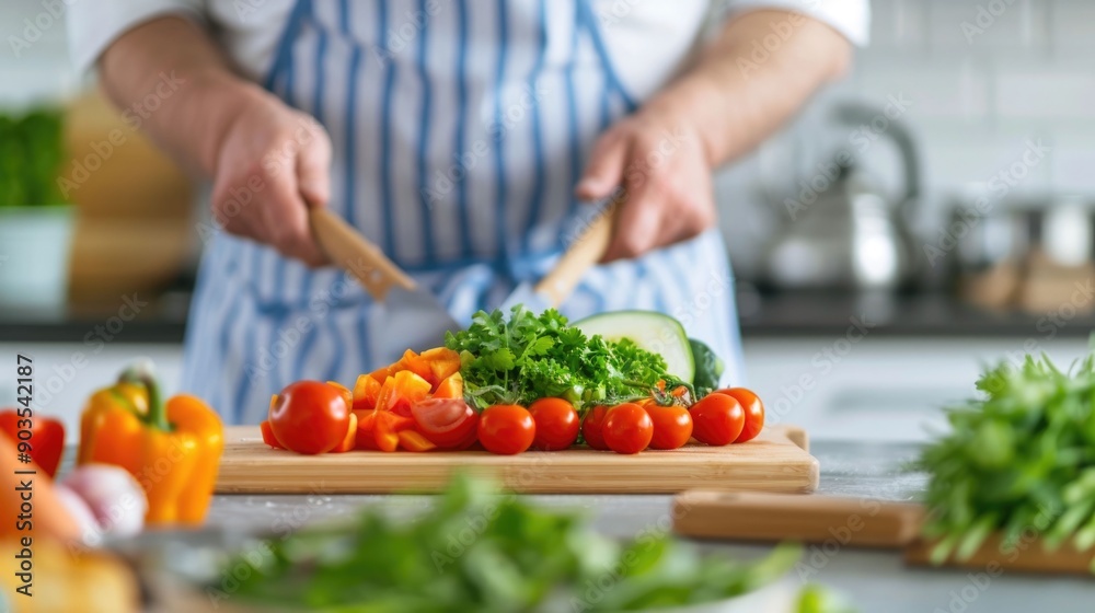 Elderly Couple Discussing Nutrition and Wellness While Preparing a Healthy Meal in a Kitchen Setting with Fresh Vegetables Herbs and Cooking Utensils Elderly Couple Discussing Nutrition and Wellness While Preparing a Healthy Meal in a Kitchen Setting with Fresh Vegetables Herbs and Cooking Utensils