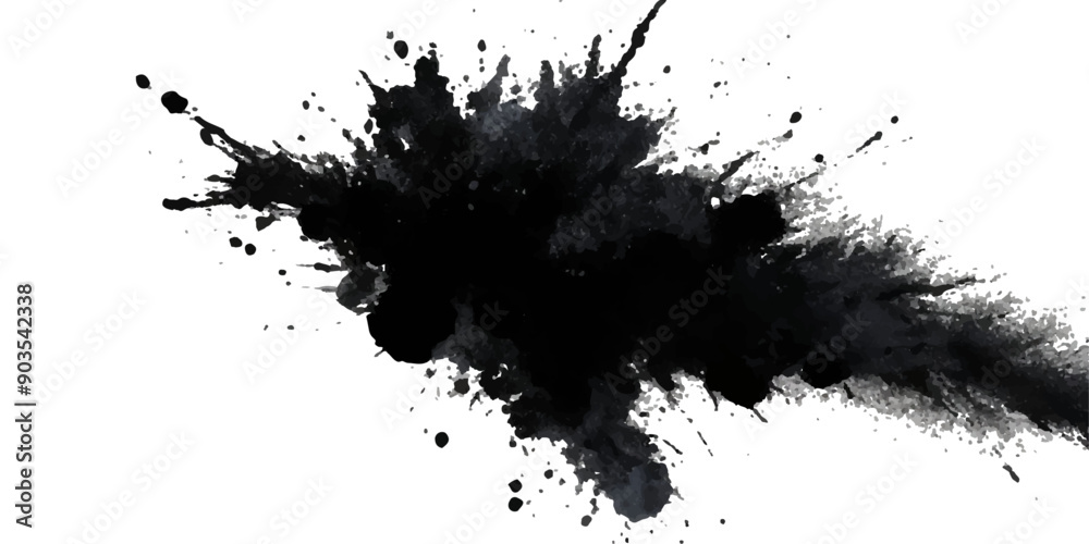 Paint stains black blotch background. Grunge Design Element. Brush Strokes. Vector illustration Paint stains black blotch background. Grunge Design Element. Brush Strokes. Vector illustration