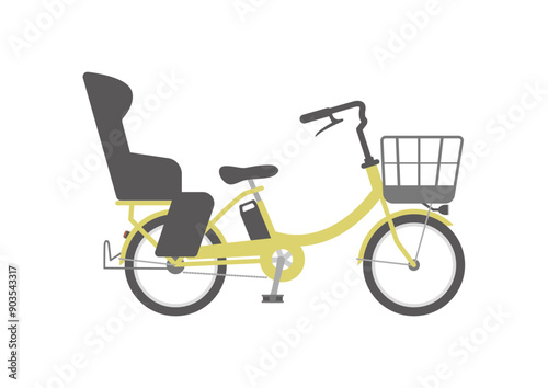 子乗せ電動自転車（後ろ乗せ）