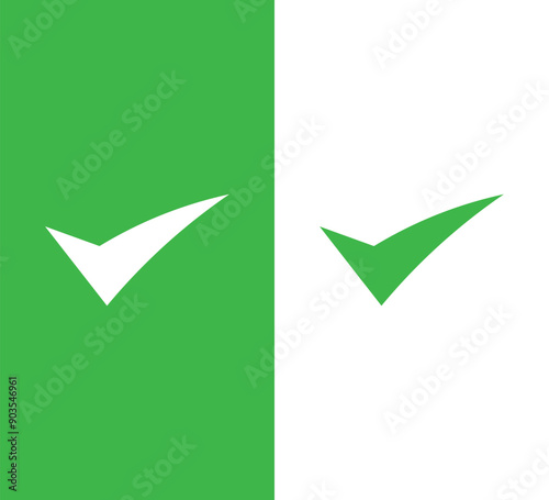 Check mark vector design template