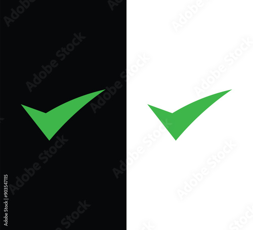 Check mark vector design template