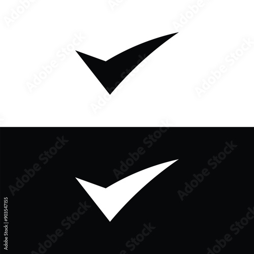 Check mark vector design template