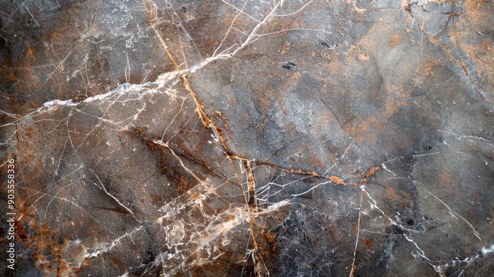 Brown and gray stone background with white streaks Brown and gray stone background with white streaks