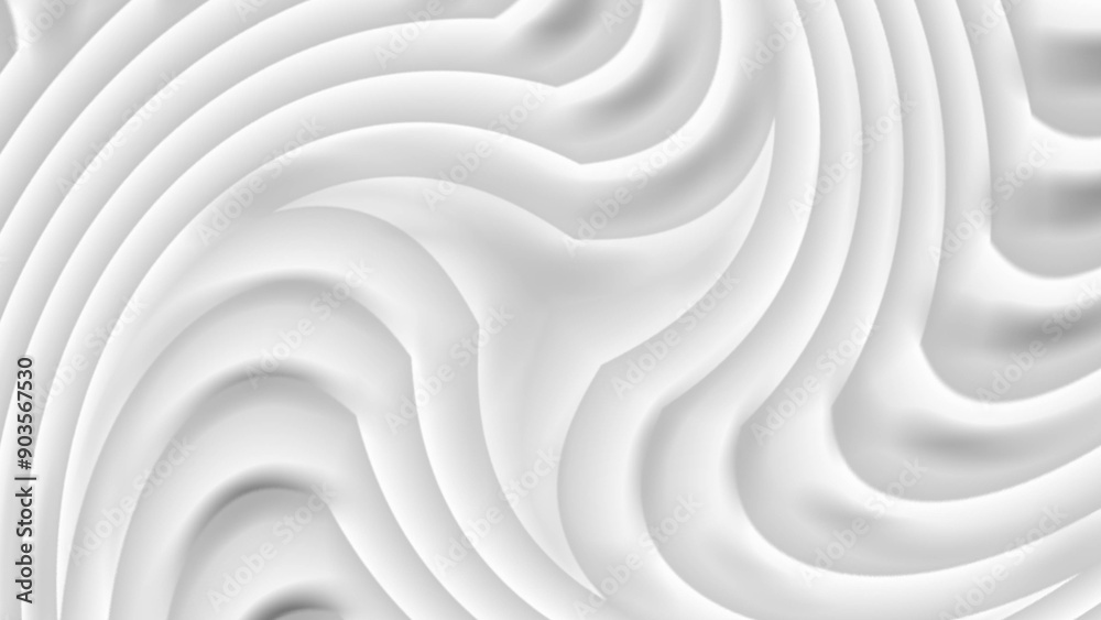 Abstract gradient white color wave line twirl background illustration 4k. Abstract gradient white color wave line twirl background illustration 4k.