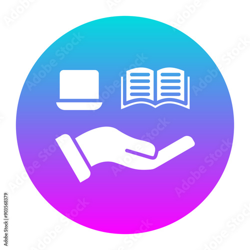 Off the job Training vector icon. Can be used for Business Training iconset.