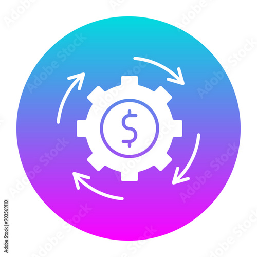 Business Process Automation vector icon. Can be used for No Code iconset.