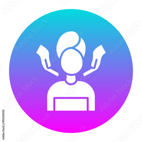 Facial Treatment vector icon. Can be used for Skincare iconset.
