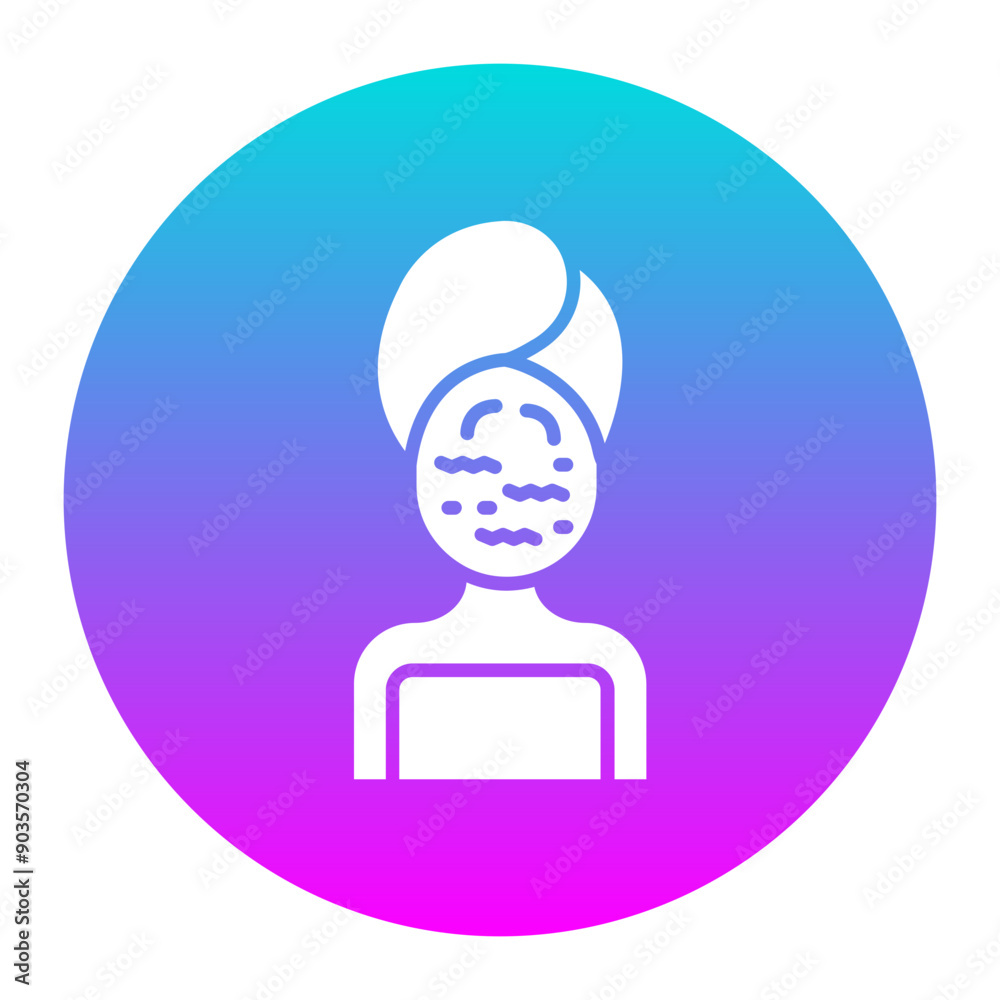 Wrinkled Face vector icon. Can be used for Comfort iconset. Wrinkled Face vector icon. Can be used for Comfort iconset.