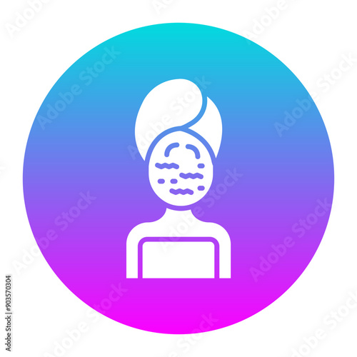 Wrinkled Face vector icon. Can be used for Comfort iconset.