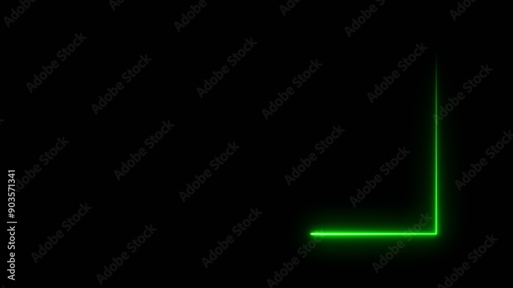 Abstract beautiful glowing neon frame rectangle background illustration.