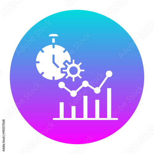 Productivity vector icon. Can be used for Home Based Business iconset.