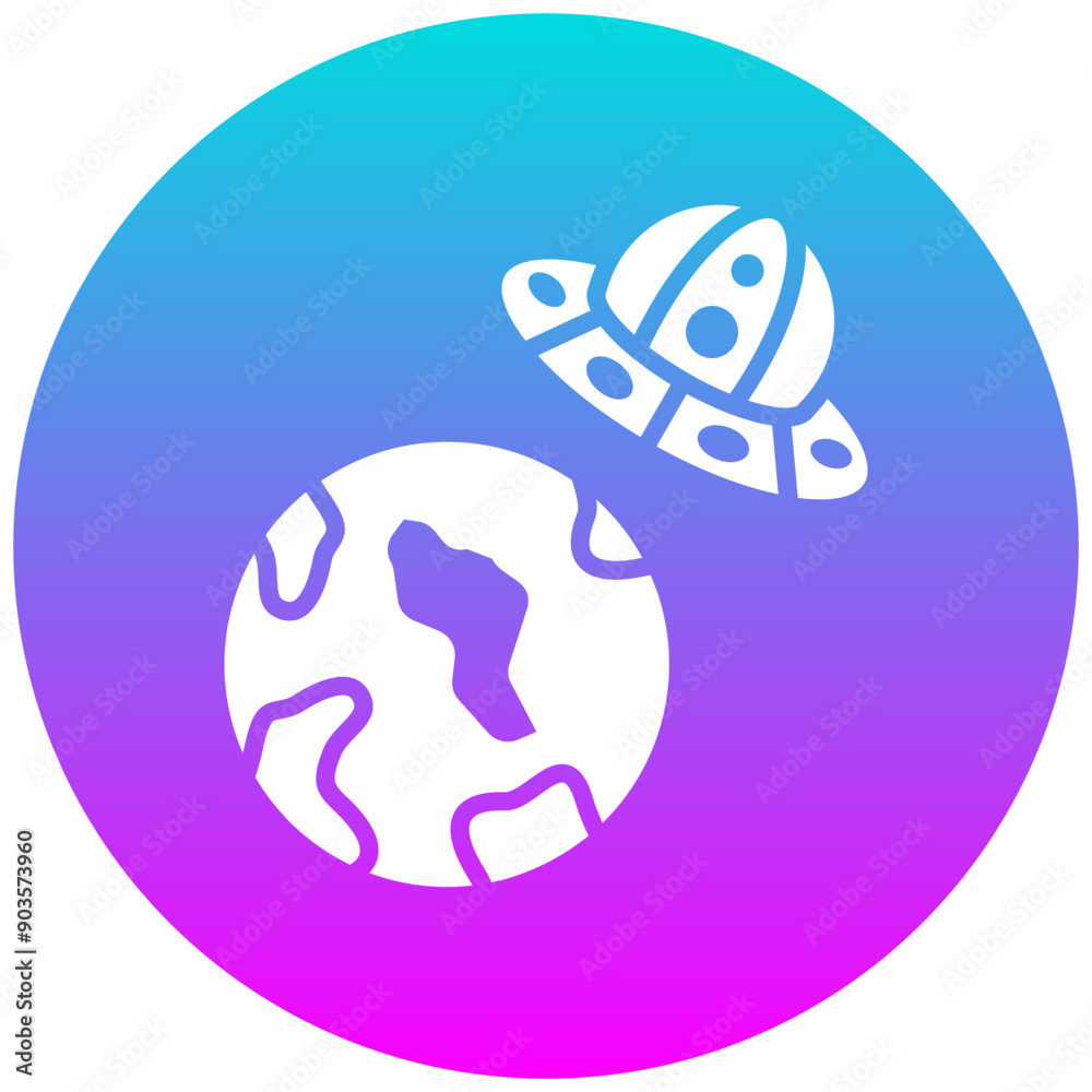 Space Invasion vector icon. Can be used for Science Fiction iconset. Space Invasion vector icon. Can be used for Science Fiction iconset.