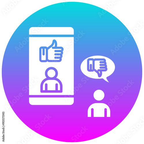 Self Worth vector icon. Can be used for Personality Traits iconset.