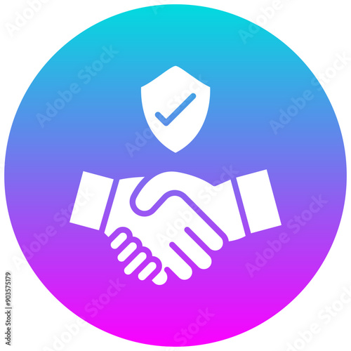 Trustworthiness vector icon. Can be used for Personality Traits iconset.