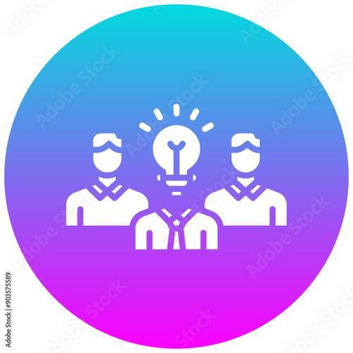 Inspiration vector icon. Can be used for Leadership iconset.