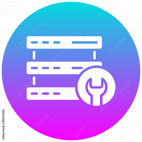 Network Maintenance vector icon. Can be used for Networking iconset.
