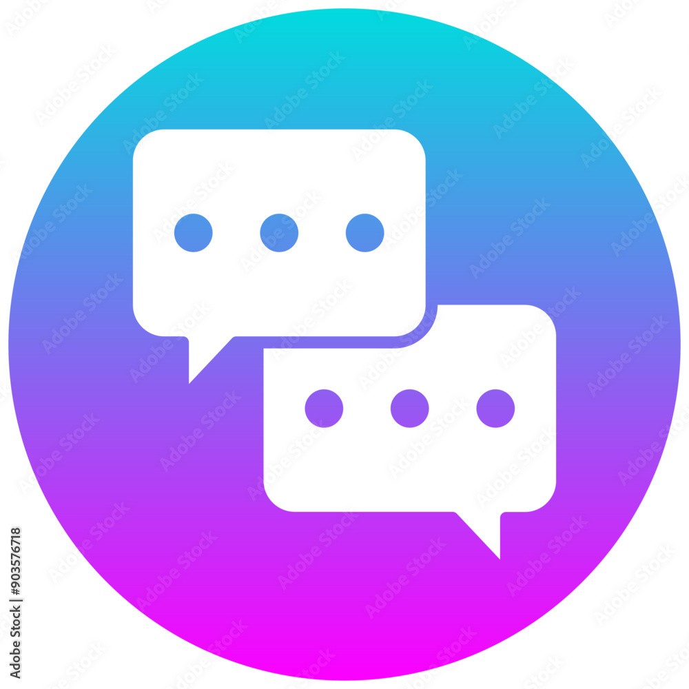 Chat vector icon. Can be used for Contact Us iconset. Chat vector icon. Can be used for Contact Us iconset.