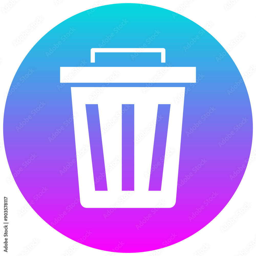 Trash Can vector icon. Can be used for Earth Day iconset. Trash Can vector icon. Can be used for Earth Day iconset.