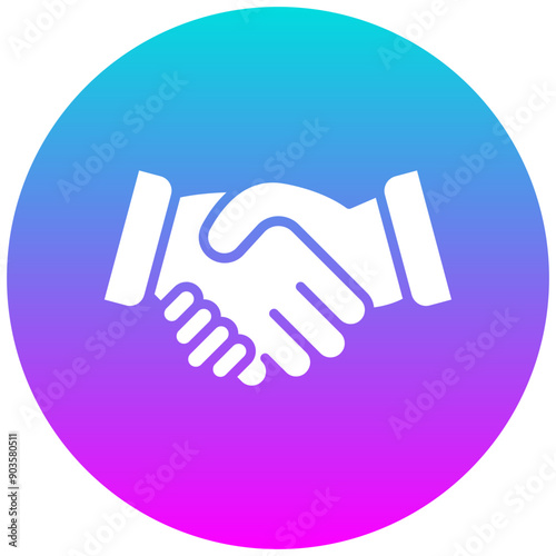 Deceptive Handshake vector icon. Can be used for Corruption iconset.