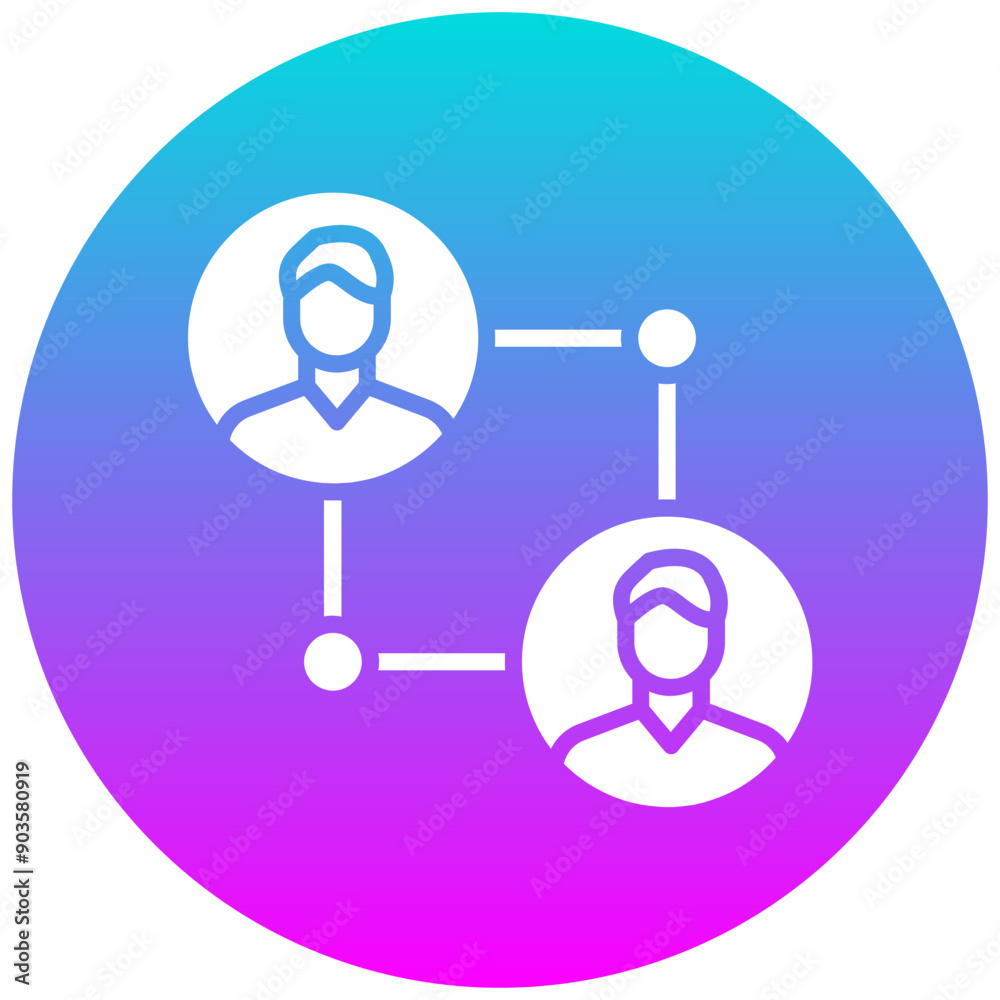 Contact Tracing vector icon. Can be used for Infectious Diseases iconset. Contact Tracing vector icon. Can be used for Infectious Diseases iconset.
