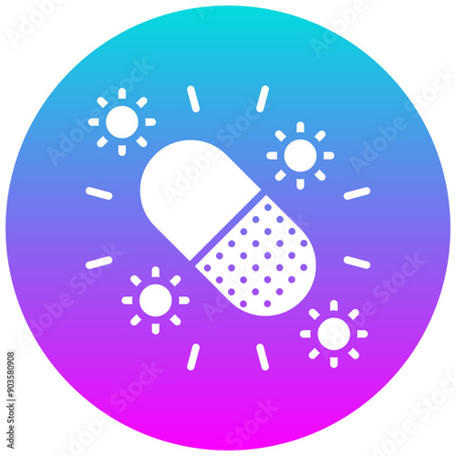 Antiviral Medication vector icon. Can be used for Infectious Diseases iconset.