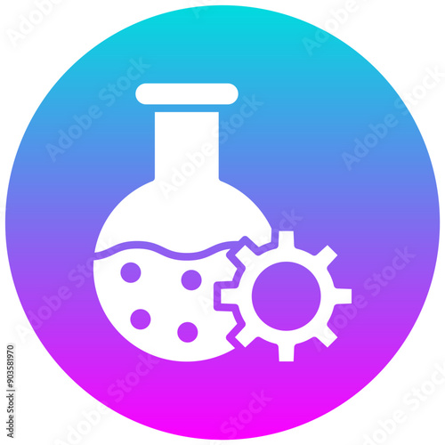 Catalyst vector icon. Can be used for Lab iconset.