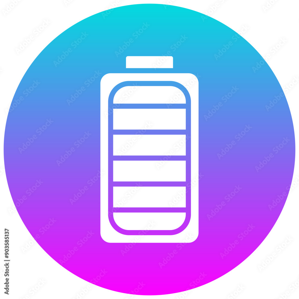 Big Battery vector icon. Can be used for Battery and Power iconset. Big Battery vector icon. Can be used for Battery and Power iconset.