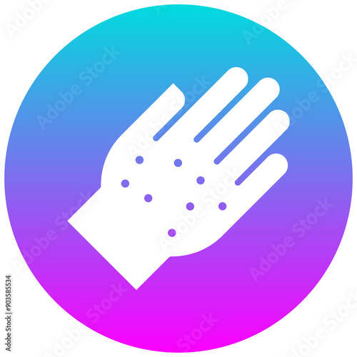 Rash vector icon. Can be used for Shoemaker iconset.