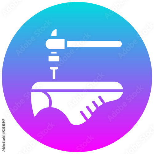 Shoemaker vector icon. Can be used for Shoemaker iconset.