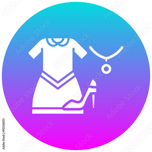 Fashion vector icon. Can be used for Art and Craft Supplies iconset.