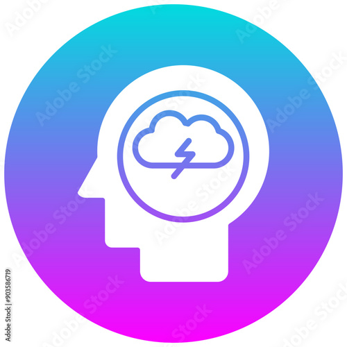 Tension vector icon. Can be used for Archery iconset.