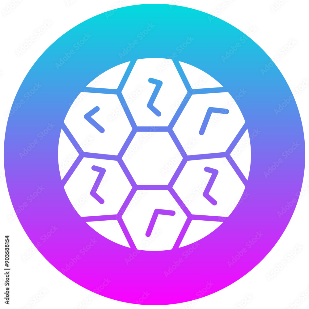 Fototapeta premium Football vector icon. Can be used for Baby Shower iconset.