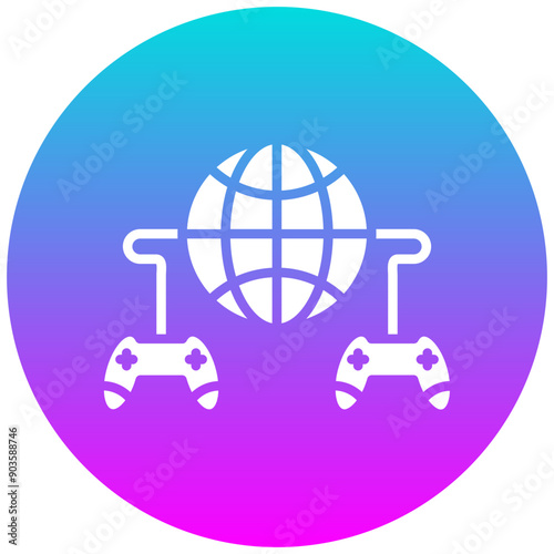 Multiplayer Games vector icon. Can be used for Bowling iconset.