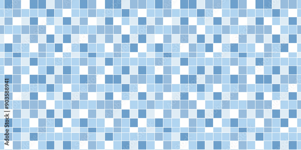 Blue tiles pattern background, clean surface texture, white background Blue tiles pattern background, clean surface texture, white background