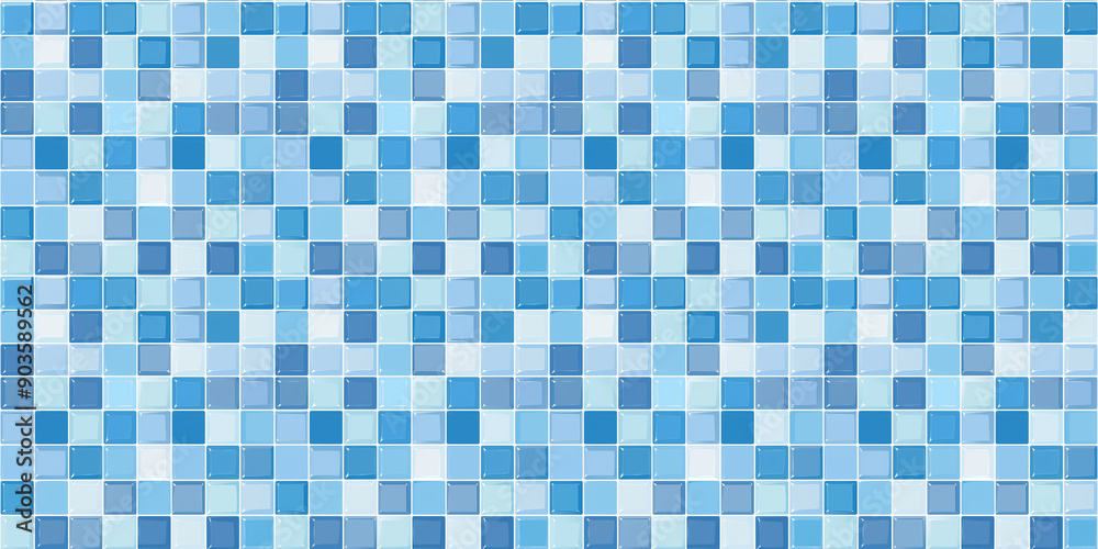 Blue tiles background, clean surface texture, white background Blue tiles background, clean surface texture, white background