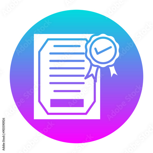 Articles Incorporation vector icon. Can be used for Credit And Loan iconset.